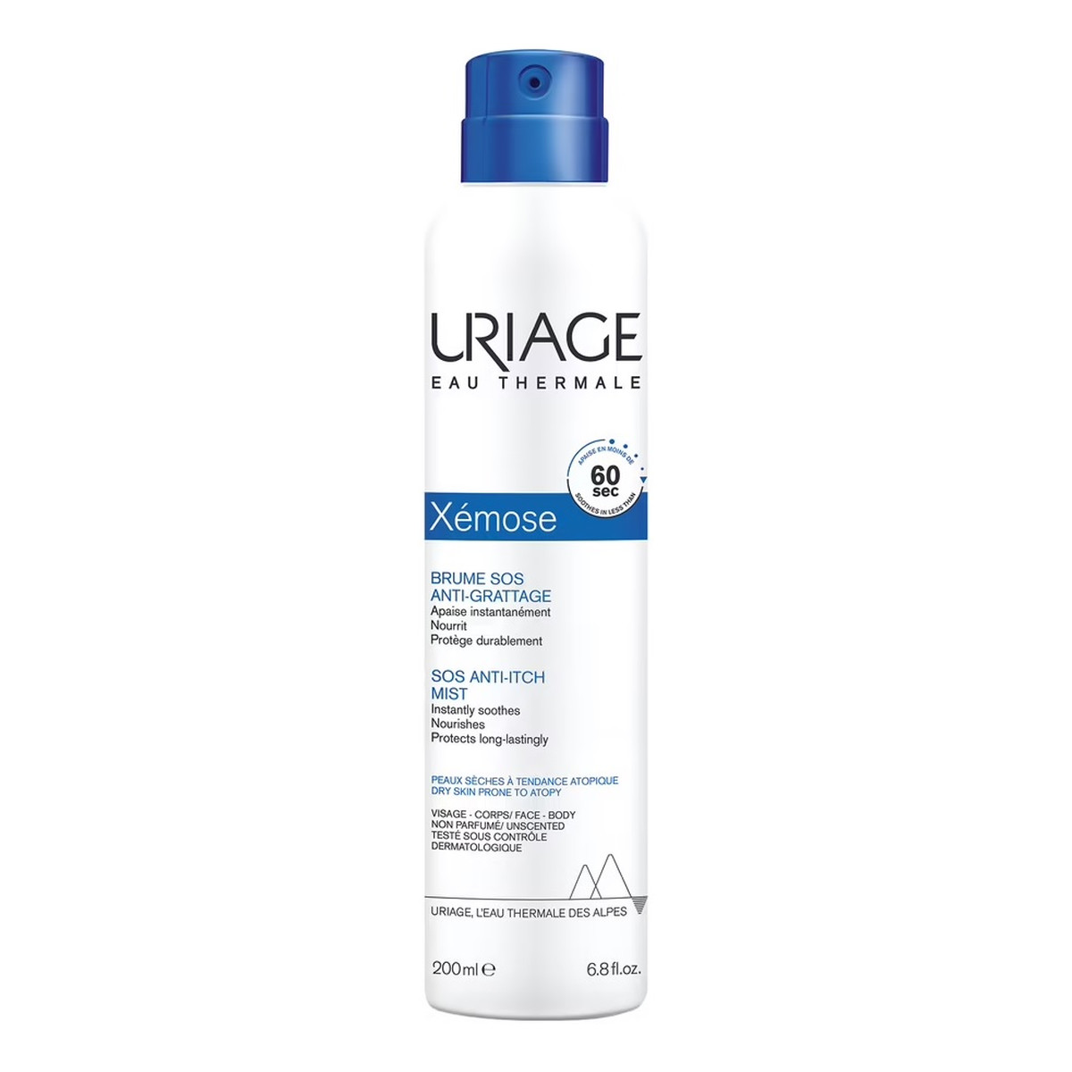 Uriage Xemose SOS Anti-Itch Mist kojąca Mgiełka do ciała 200ml