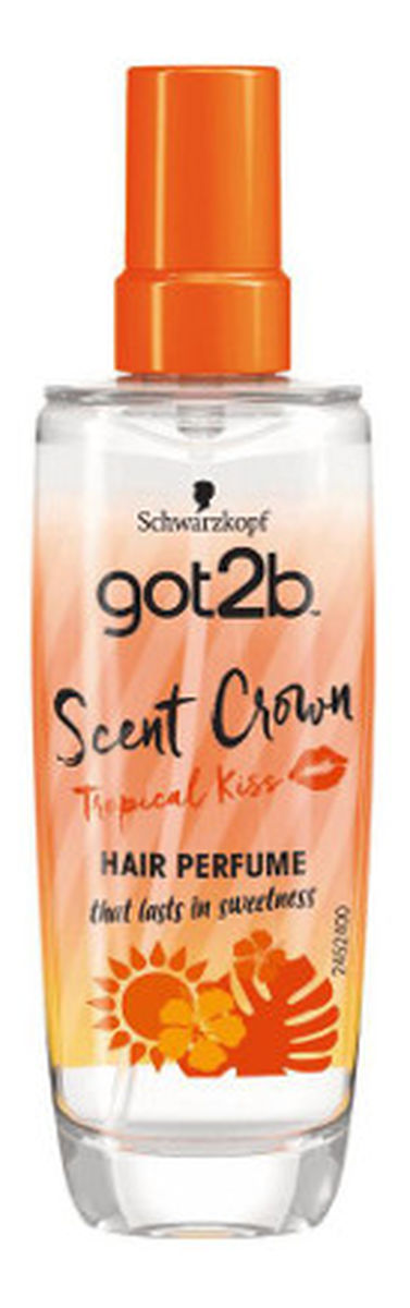 Scent crown hair perfume perfumowany spray do włosów tropical kiss
