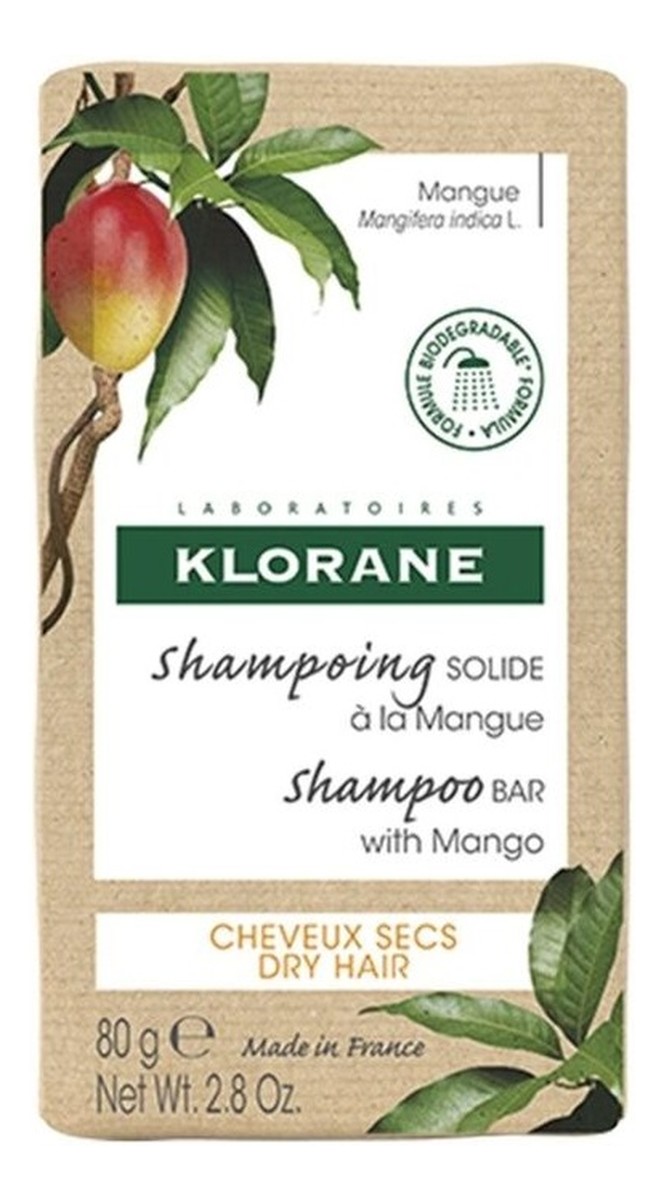 Mango Shampoo Bar Szampon w kostce do włosów suchych z mango