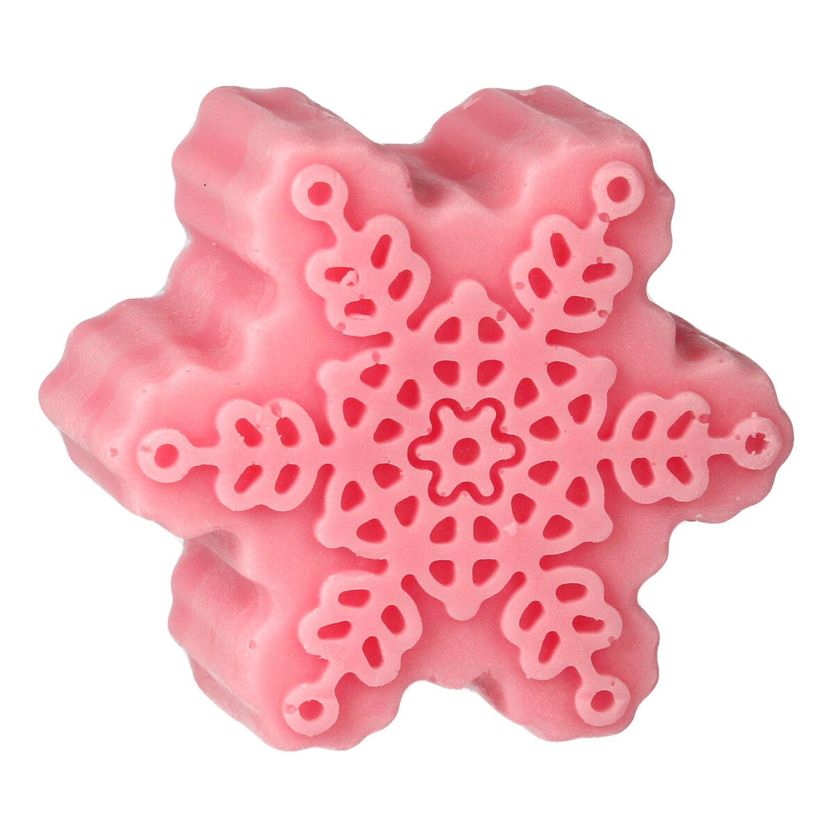 Laq Mydełko glicerynowe Śnieżynka - różowa 90g