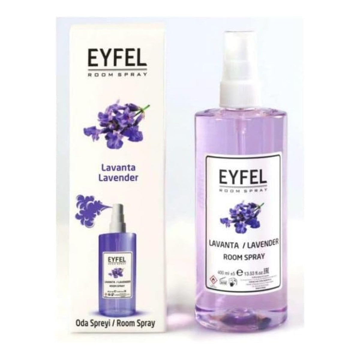 Eyfel Odświeżacz powietrza w sprayu Lavender 400ml