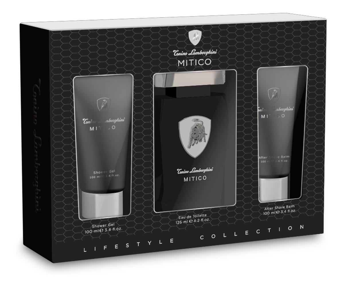 Zestaw woda toaletowa spray 125ml + balsam po goleniu 100ml + żel pod prysznic 100ml