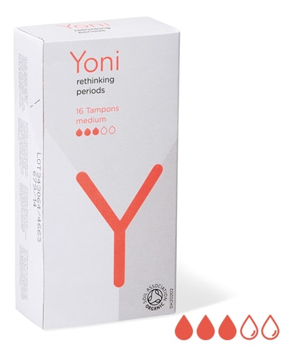 Tampons tampony z bawełny organicznej Medium 16szt