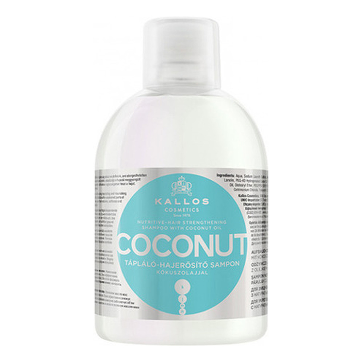 Kallos Coconut Odżywczo-Wzmacniający Szampon Do Włosów Z Olejem Kokosowym 1000ml