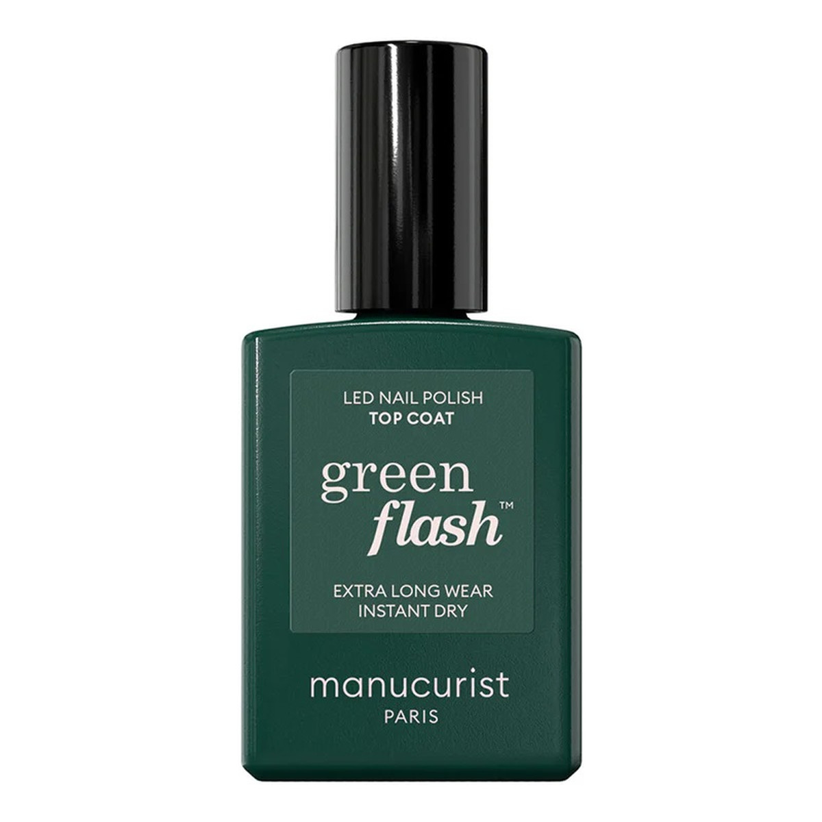 Manucurist Green Flash Led Nail Polish Top Coat do paznokci 15ml