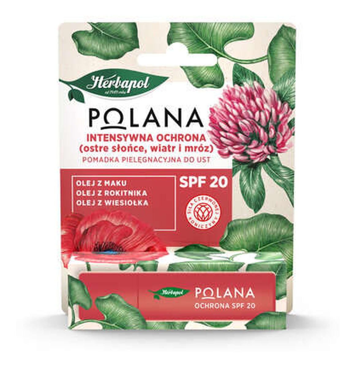 Intensywna Ochrona SPF20 pomadka pielęgnacyjna do ust