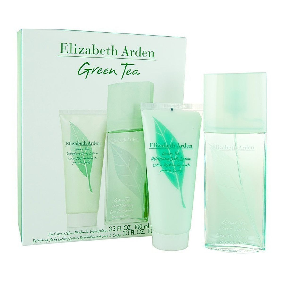 Elizabeth Arden Green Tea Zestaw woda perfumowana spray 100ml + balsam do ciała 100ml
