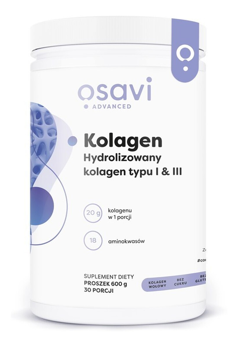 Kolagen hydrolizoway typu I & III suplement diety