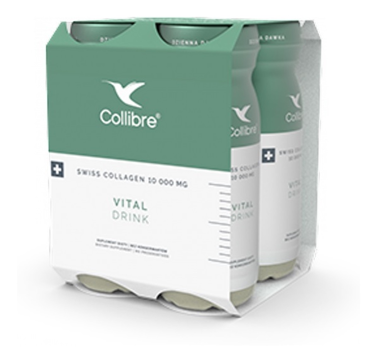 Swiss collagen vital drink płynny kolagen suplement diety 10000mg 4x140ml