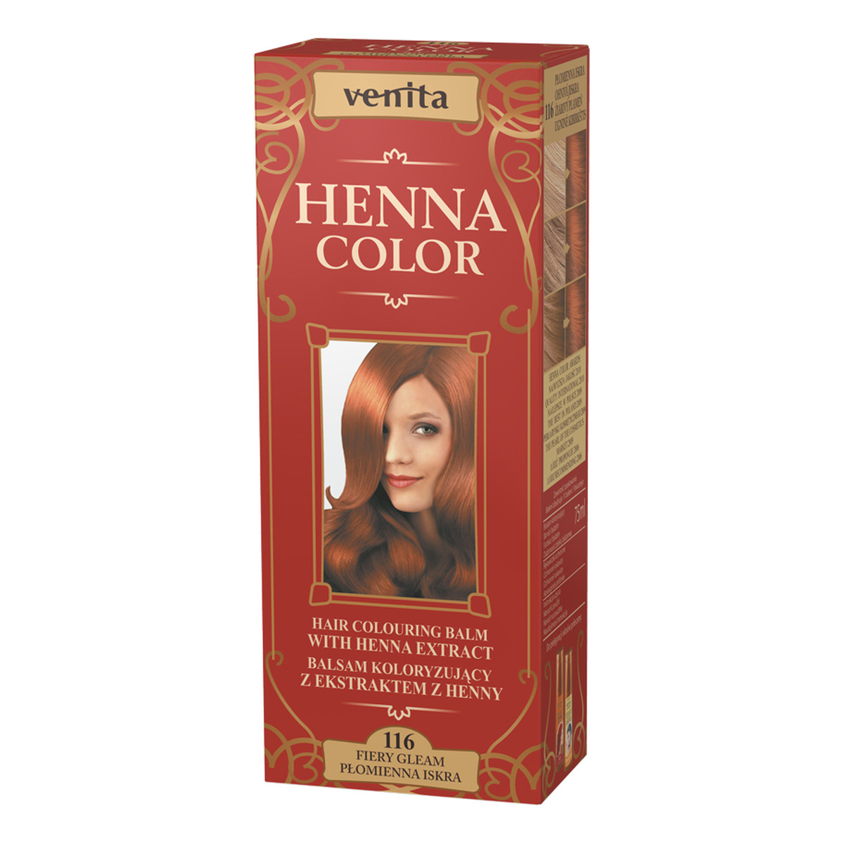 Venita HENNA COLOR Balsam koloryzujący z ekstraktem z henny TUBA 75ml