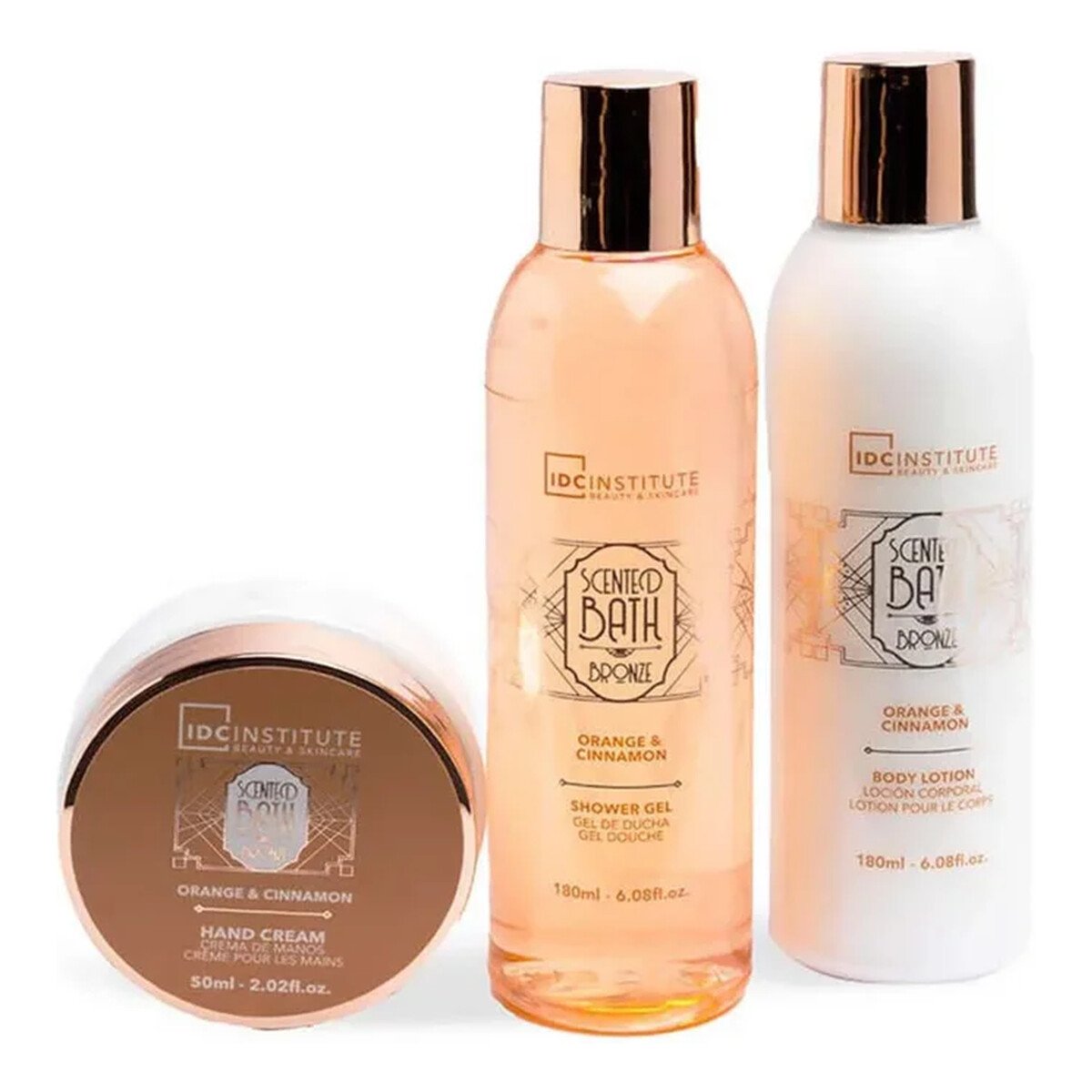 IDC Institute Zestaw do kąpieli Bronze mini heel set