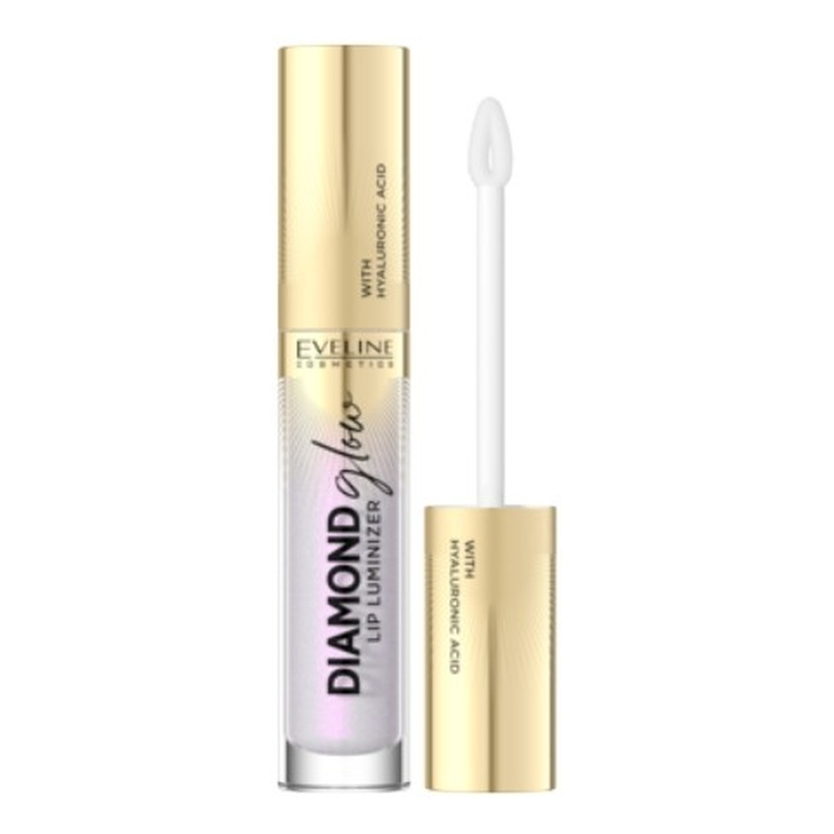 Eveline Diamond glow Lip Luminizer Błyszczyk do ust z kwasem hialuronowym