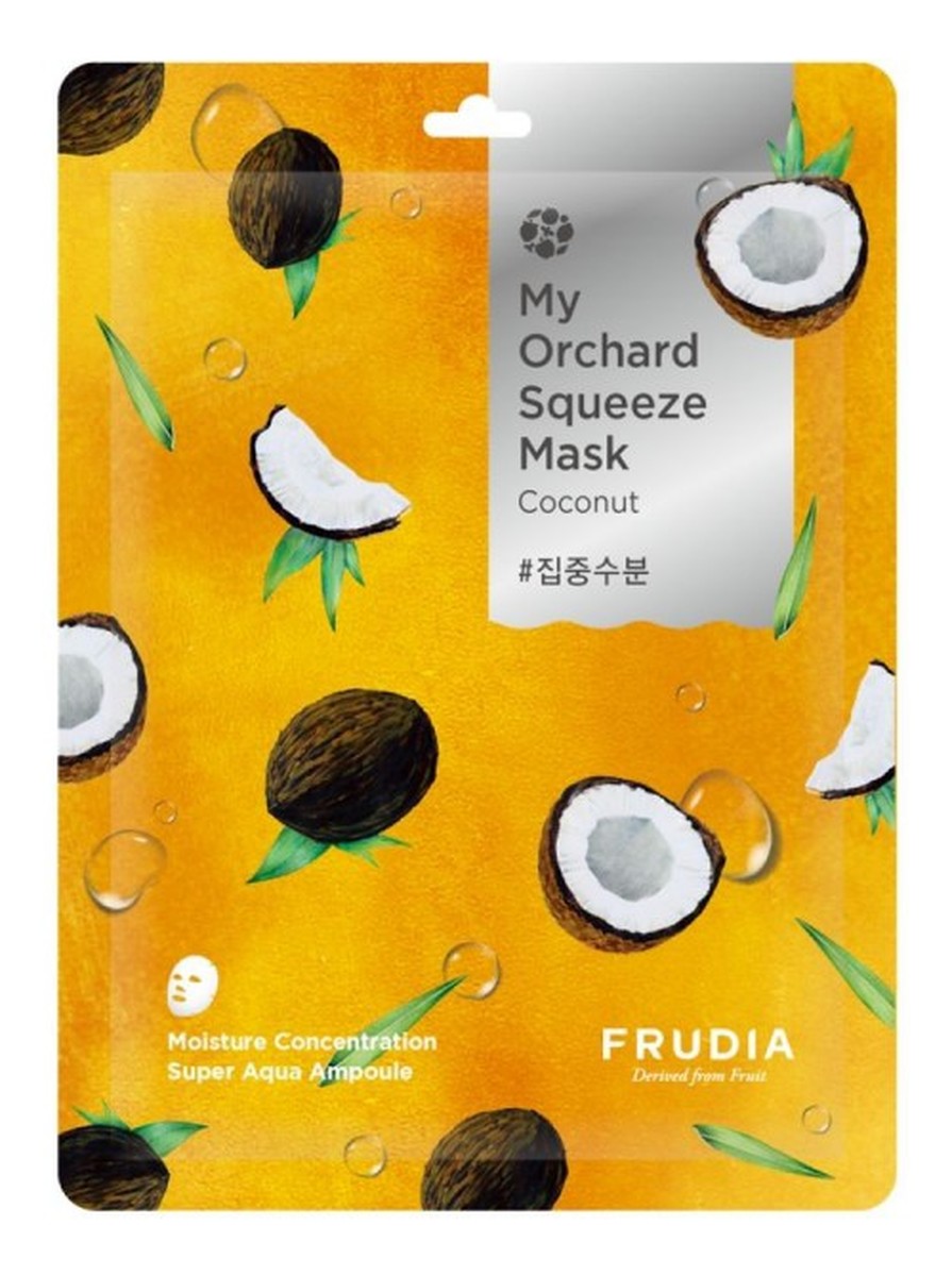 My Orchard Squeeze Mask Coconut Intensywnie nawilżająca maseczka w płachcie