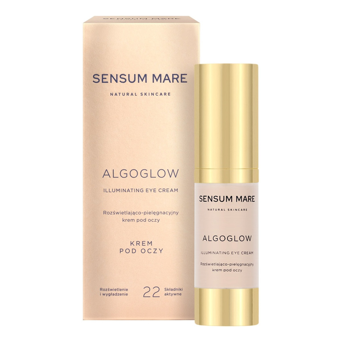 Sensum Mare Algoglow rozświetlająco-pielęgnacyjny Krem pod oczy 15ml