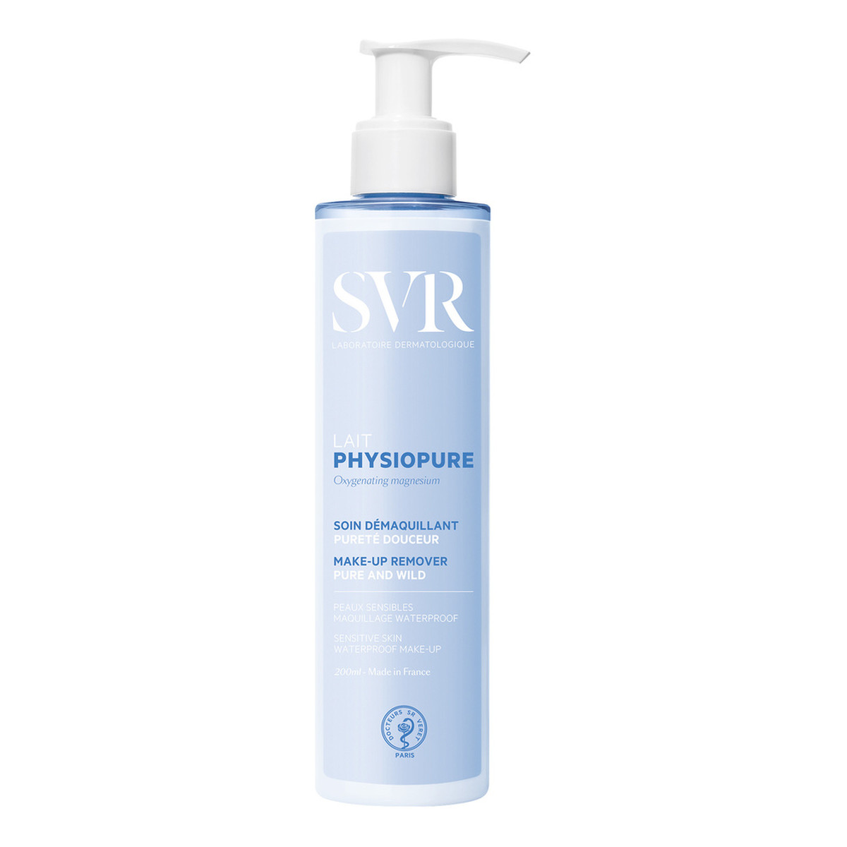 SVR Physiopure Lait Demaquillant łagodne Mleczko do demakijażu 200ml