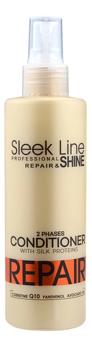 Sleek line repair 2 phases conditioner dwufazowa odżywka do włosów z jedwabiem