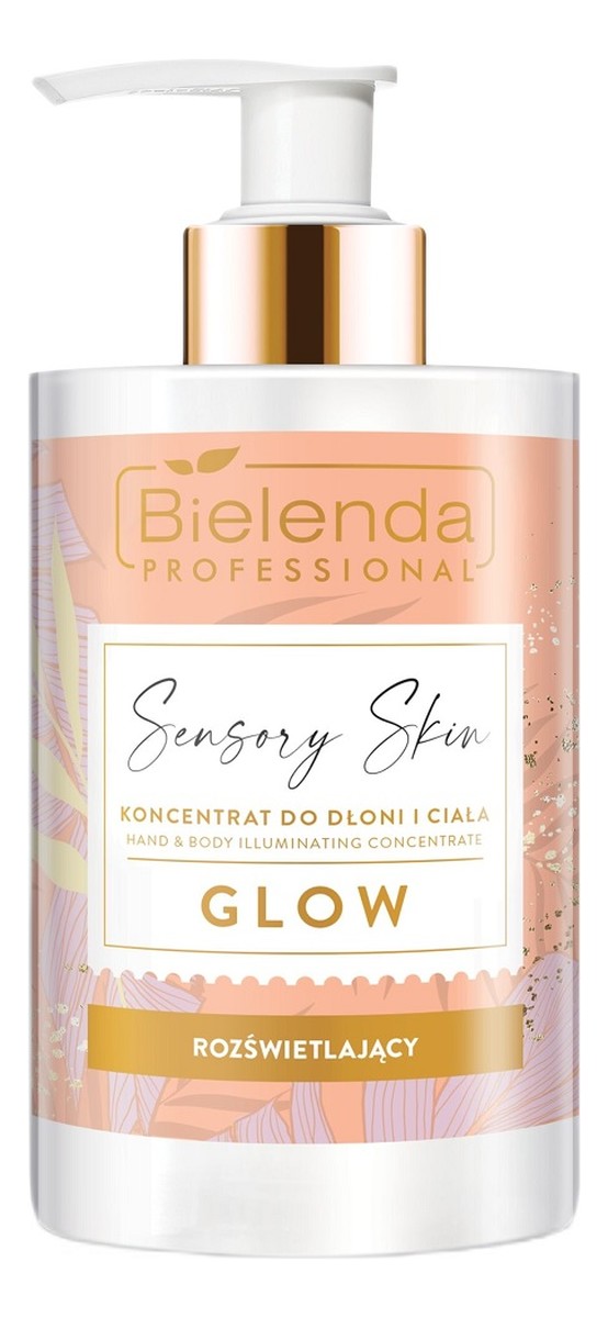 Sensory skin rozświetlający koncentrat do dłoni i ciała glow