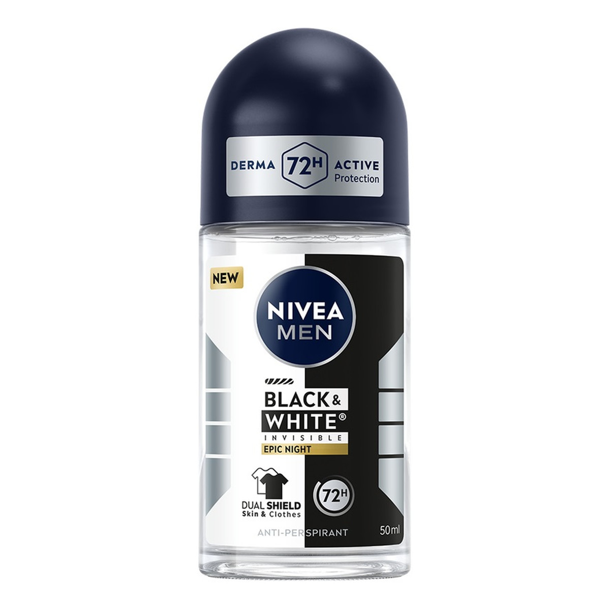 Nivea Men black white invisible epic night antyperspirant w kulce 50ml