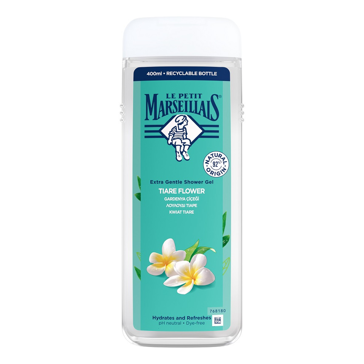 Le Petit Marseillais Kremowy Żel pod prysznic kwiat tiare 400ml