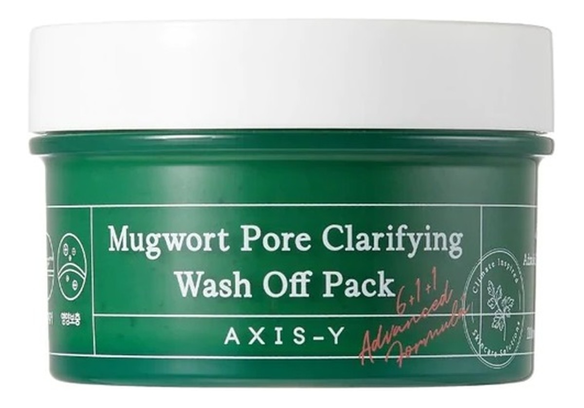 Mugwort pore clarifying wash off pack oczyszczająca maska do twarzy z bylicą