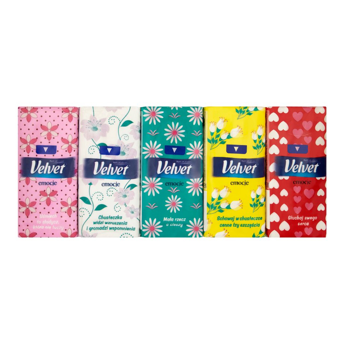 Velvet Emocje Chusteczki higieniczne 3-warstwowe 10x9szt