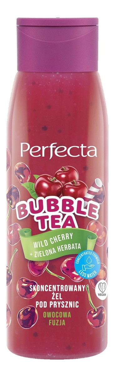skoncentrowany Żel pod prysznic wild cherry + zielona herbata