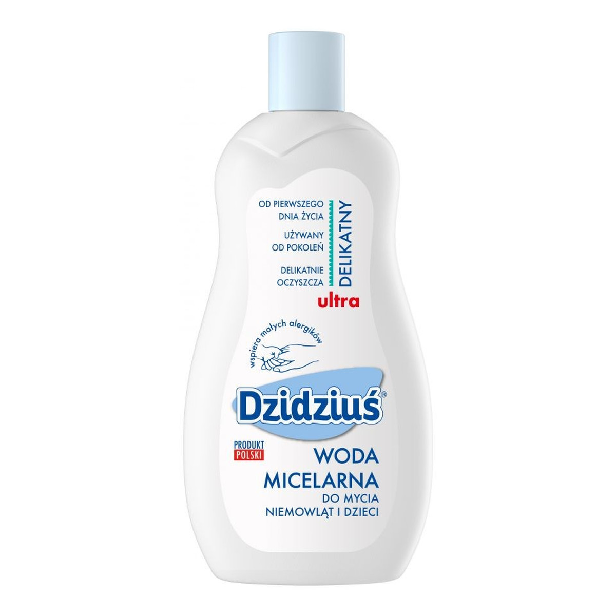 Dzidziuś Specjalistyczna woda micelarna do mycia niemowląt i dzieci 500ml