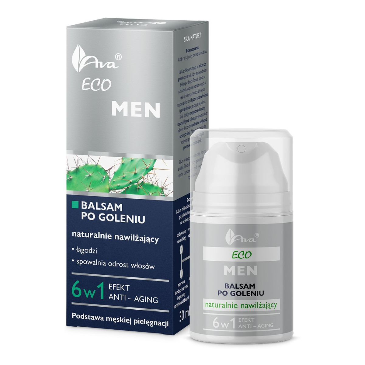 Ava Laboratorium Eco Men balsam po goleniu naturalnie nawilżający dla mężczyzn 50ml