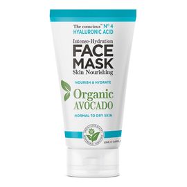 Hyaluronic acid intensywnie nawilżająca maseczka do twarzy z organicznym awokado