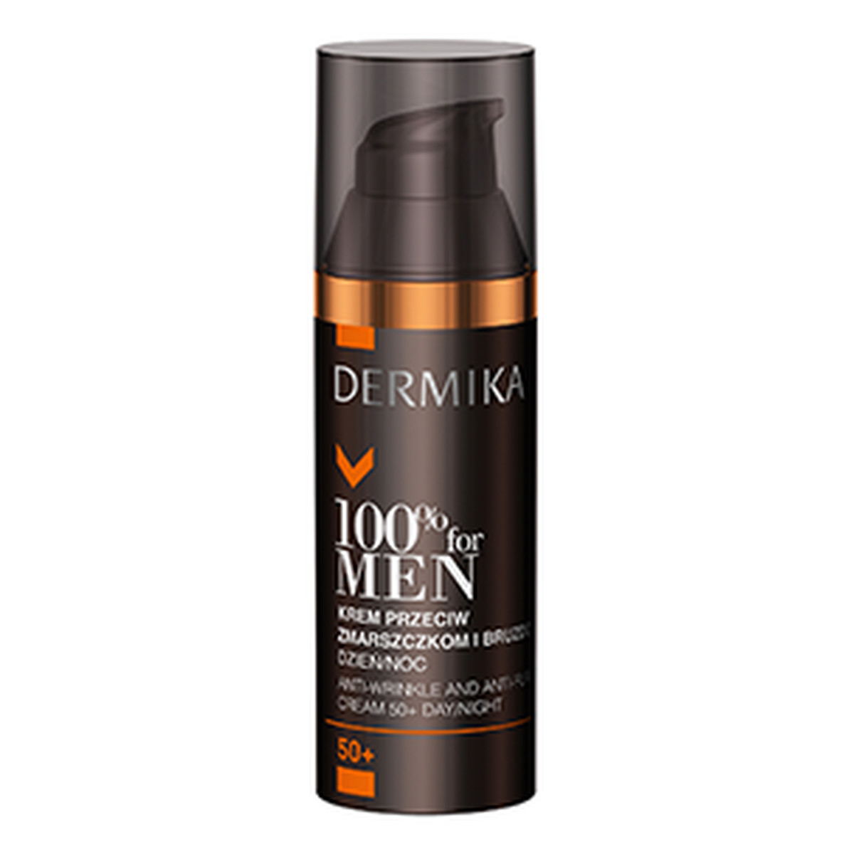 Dermika 100% For Men 50+ Krem Przeciw Zmarszczkom i Bruzdom 50ml