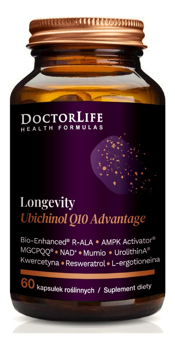 Longevity Ubichinol Q10 Advantage suplement diety 60 kapsułek