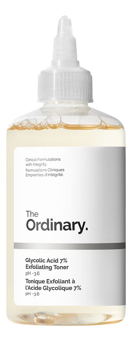 Glycolic acid 7% exfoliating toner tonik złuszczający z kwasem glikolowym