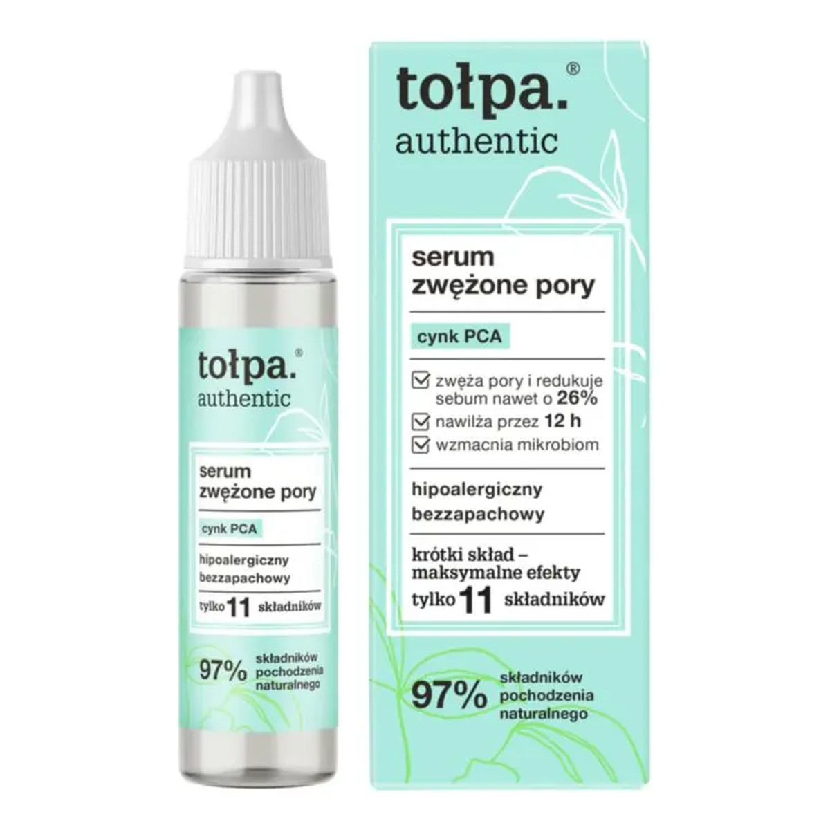 Tołpa Authentic Serum zwężone pory 20ml