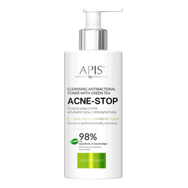 Acne-stop cleansing antibacterial toner oczyszczający tonik antybakteryjny z zieloną herbatą