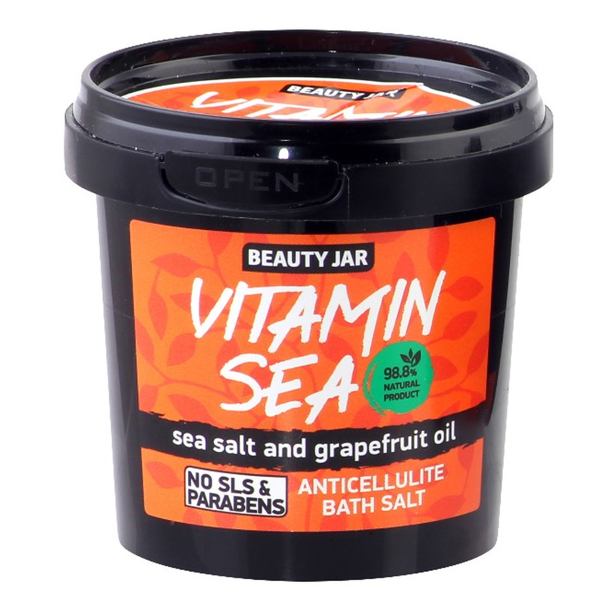 Beauty Jar VITAMIN SEA Antycellulitowa sól do kąpieli olej grejpfrutowy 150g