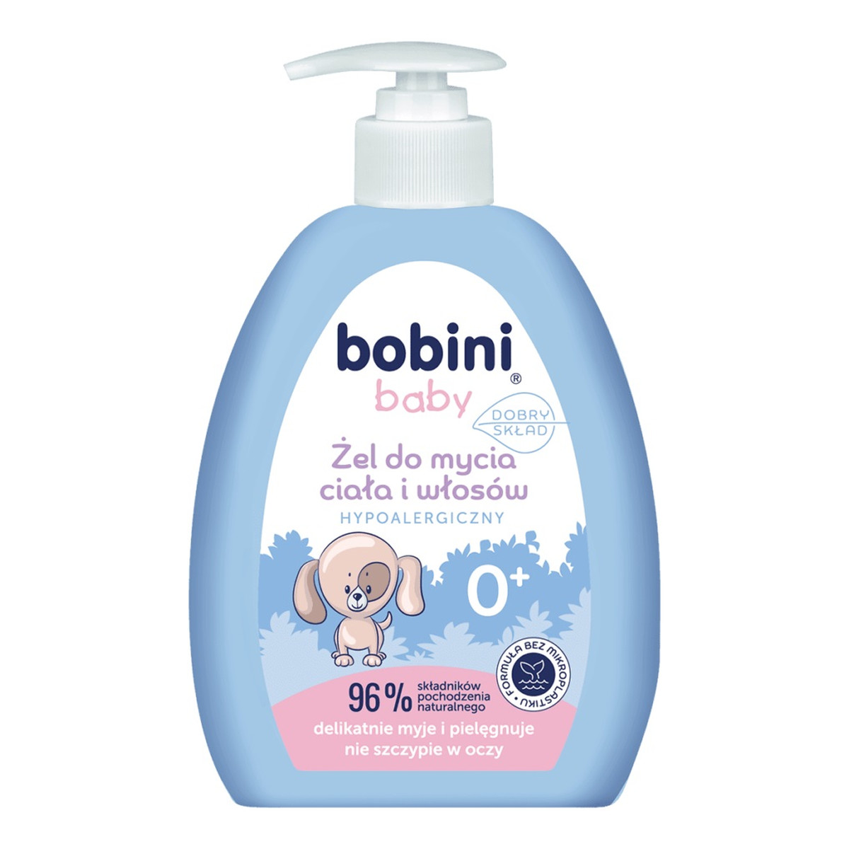 Bobini Baby Żel do mycia ciała i włosów hypoalergiczny 300ml