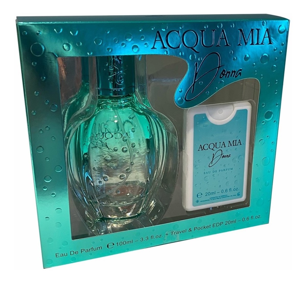 Zestaw woda perfumowana spray 100ml + woda perfumowana spray 20ml
