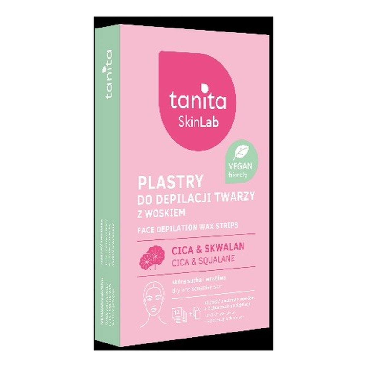 Miraculum Tanita skinlab plastry d/depil.twarzy cica+skwalen