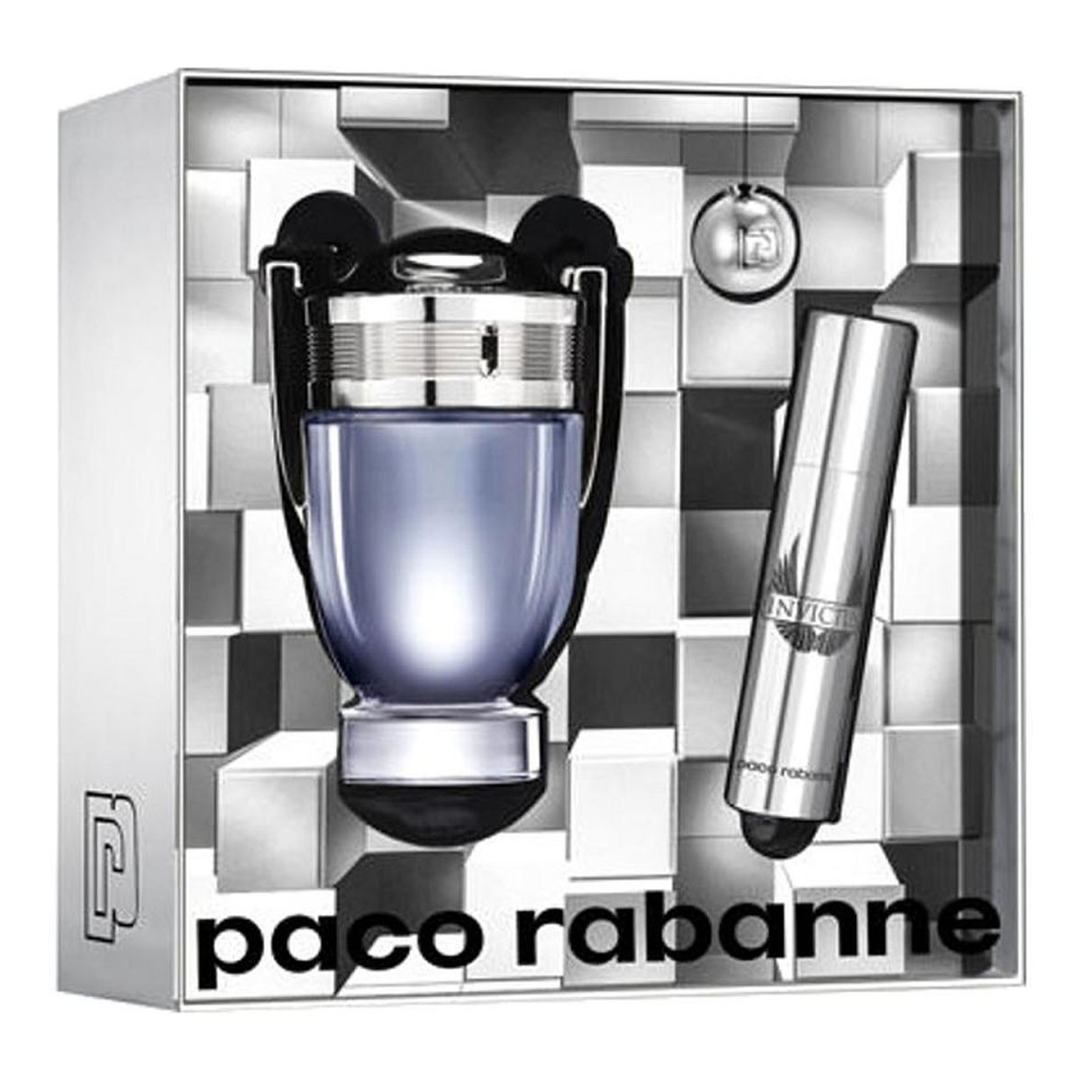 Paco Rabanne Invictus Zestaw woda toaletowa spray 50ml + miniatura wody toaletowej 10ml + breloczek