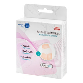 Majtki poporodowe siateczkowe wielorazowe rozmiar L