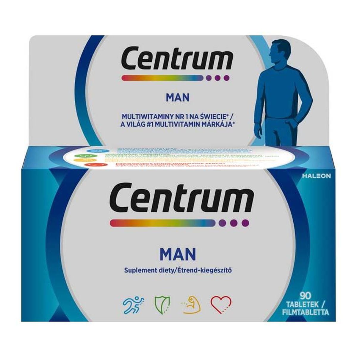 Centrum Man multiwitaminy dla mężczyzn suplement diety 90 tabletek