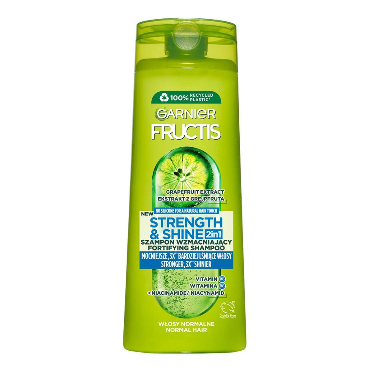 Garnier Fructis Strength & Shine Szampon wzmacniający 2w1 400ml