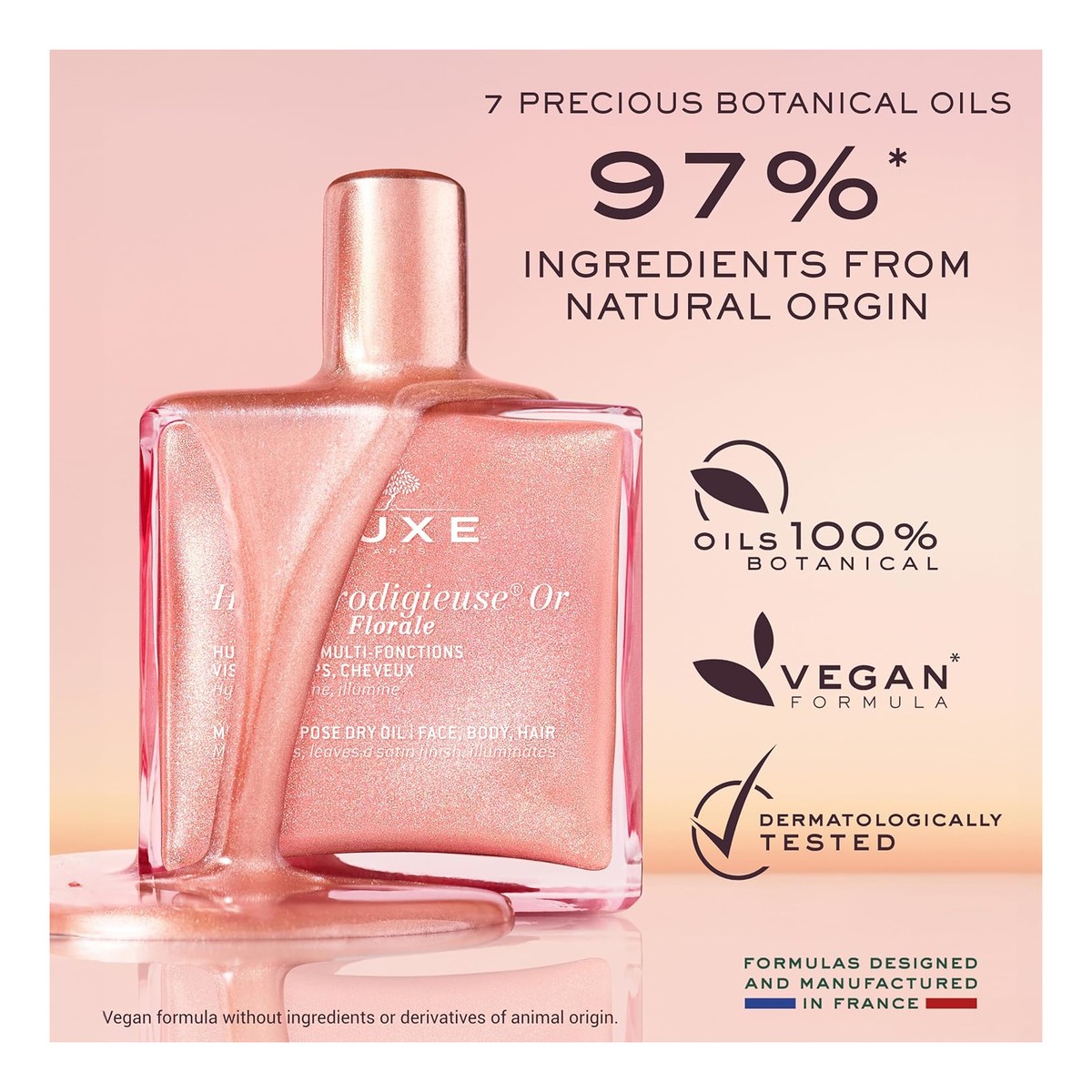Nuxe Huile Prodigieuse Or Florale suchy olejek pielęgnacyjny do ciała twarzy i włosów 50ml