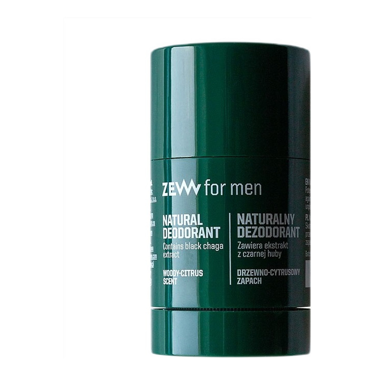 Zew For Men Naturalny Dezodorant w sztyfcie z czarną hubą 30g