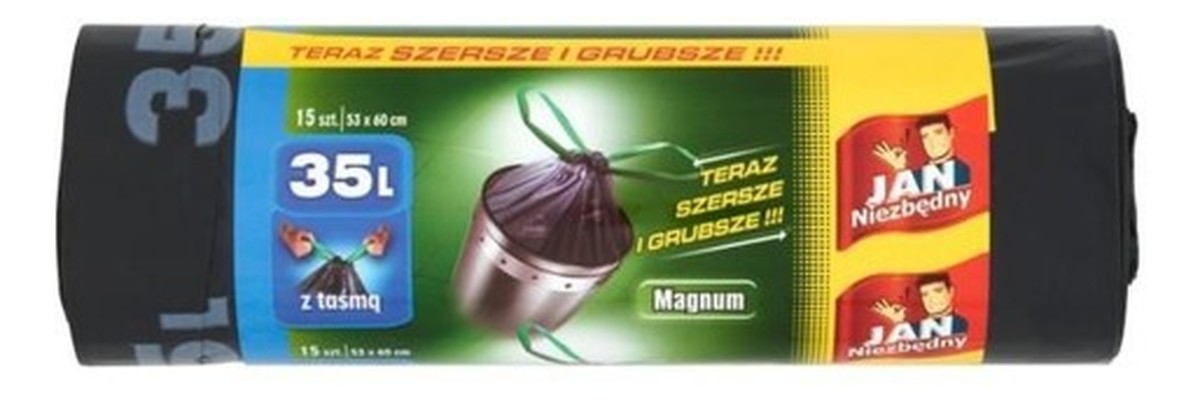 Worki na śmieci Magnum 35l - 15 sztuk