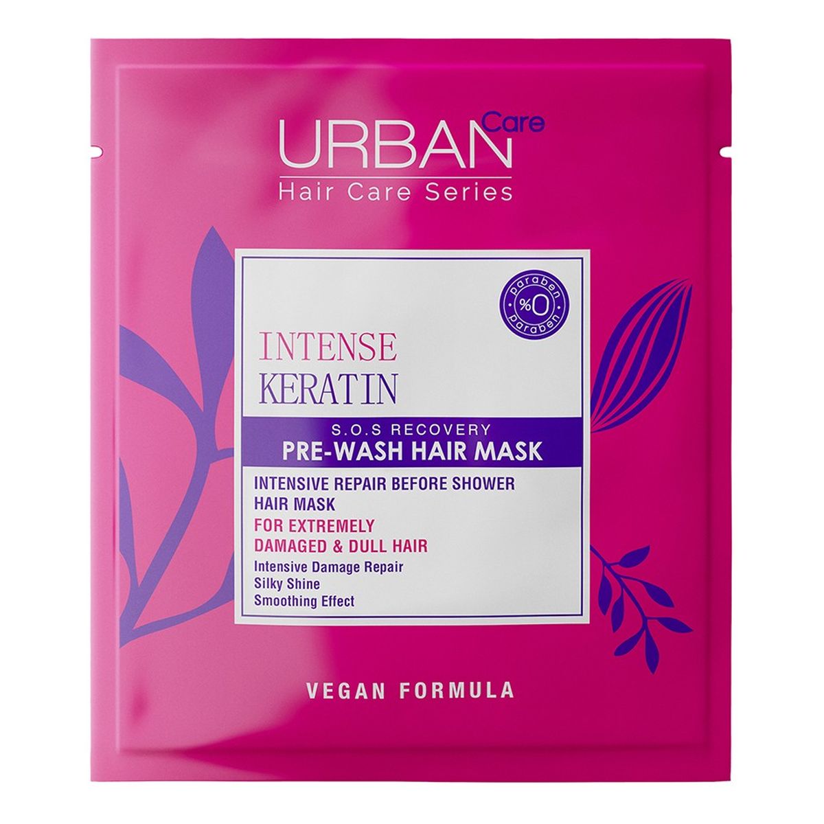 Urban Care Intense Keratin maska przed myciem do włosów bardzo zniszczonych i matowych 50ml