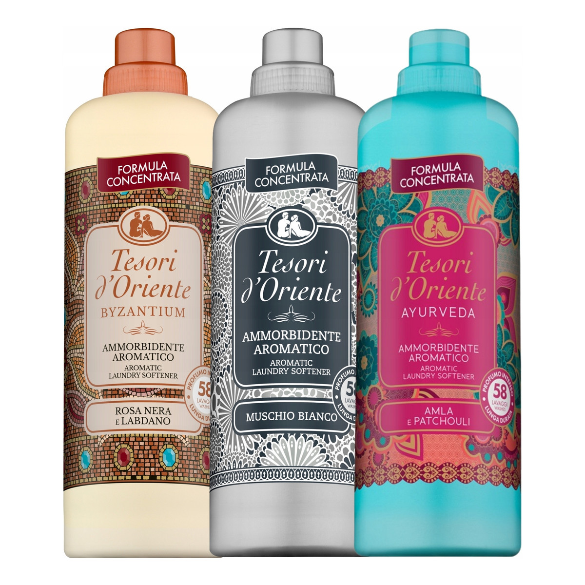Tesori d'Oriente Byzantium Płyn Koncentrat do Płukania Tkanin (58 Prań) 1160ml