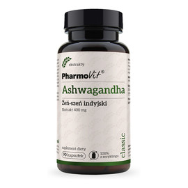 Ashwagandha Żeń-szeń indyjski suplement diety 90 Kapsułek