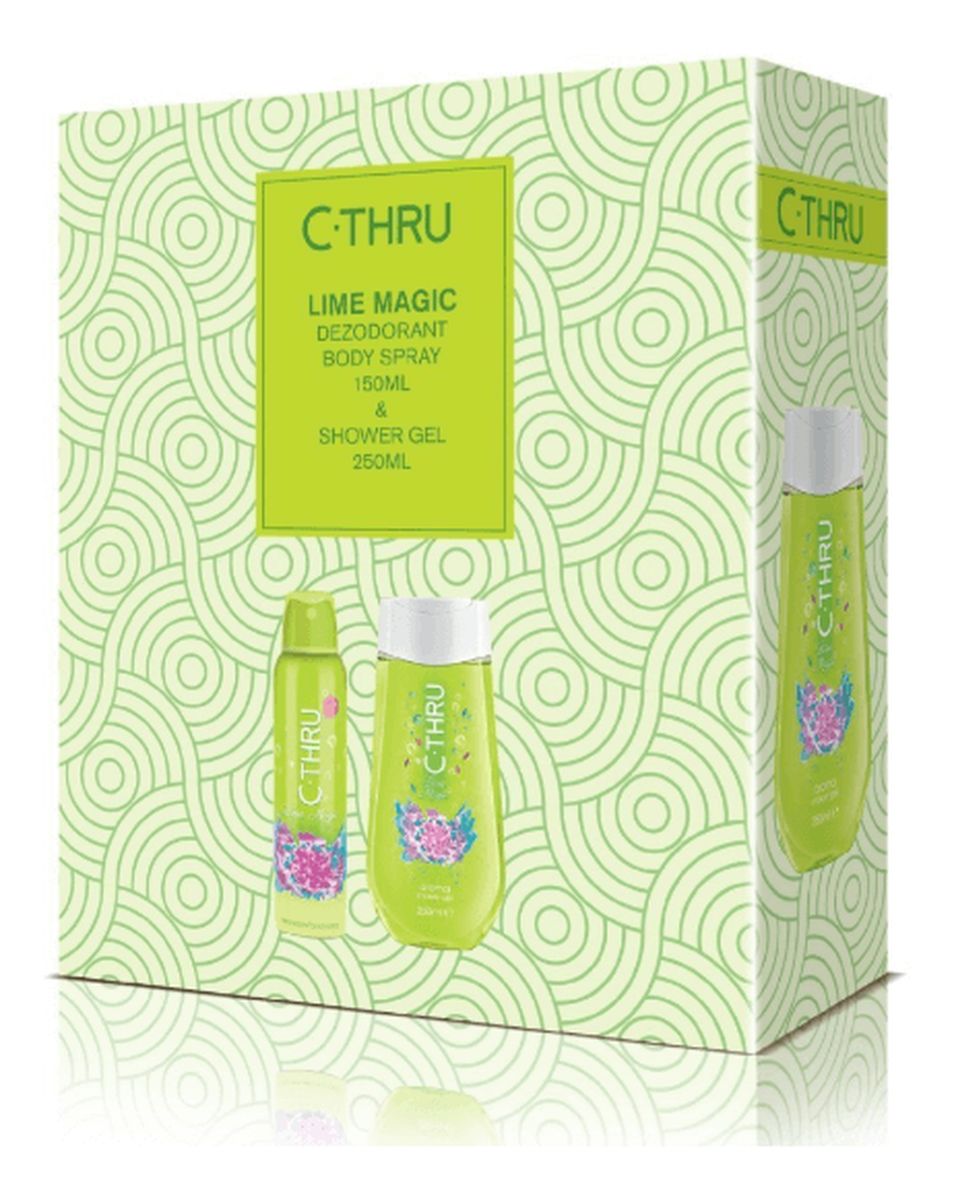 Zestaw prezentowy Lime Magic (Dezodorant 150 ml + Żel pod prysznic 250ml)