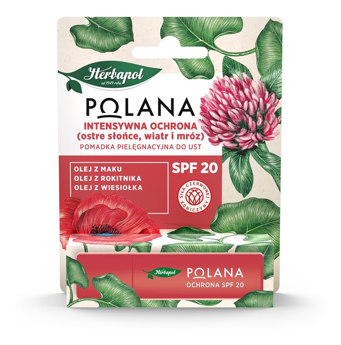 Intensywna Ochrona SPF20 pomadka pielęgnacyjna do ust